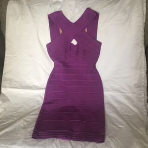 HERVE LEGER Bondage Dress Worn once. XS